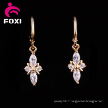 Boucles d&#39;oreilles chandelier en or 18 carats